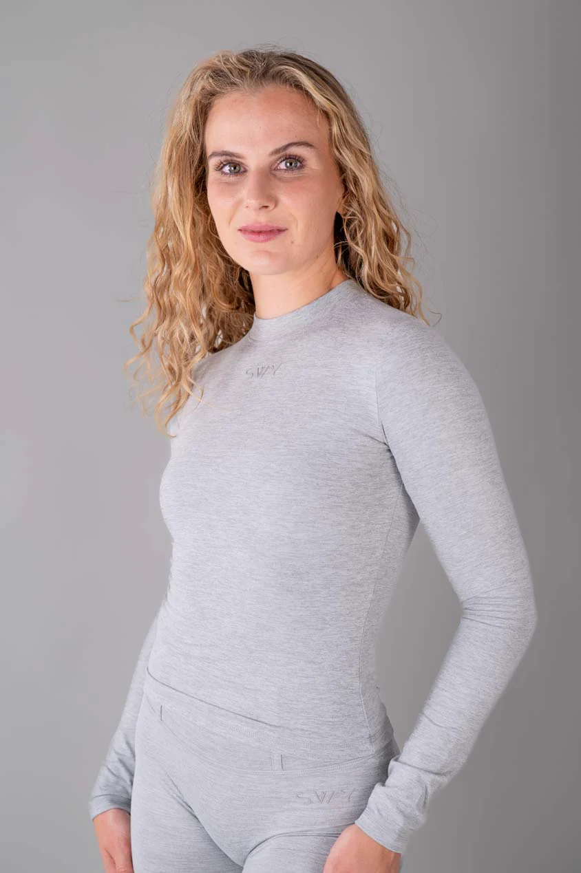 Maglia a maniche lunghe Comfort con collo alto
