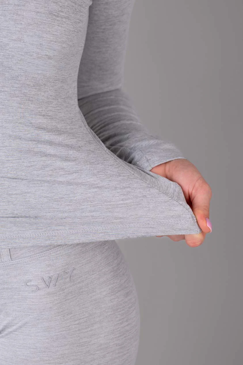 Maglia a maniche lunghe Comfort con collo alto - Image 3