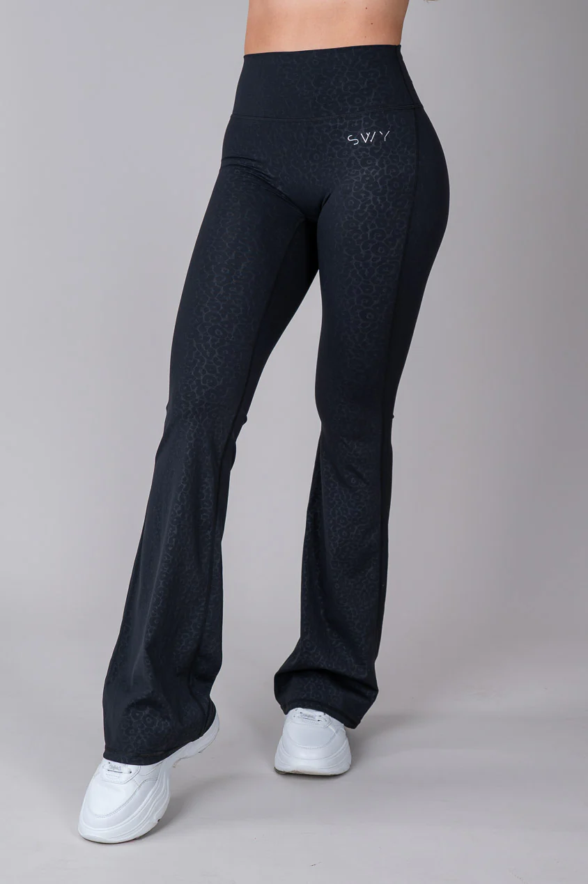 Leopard Flared Leggings
