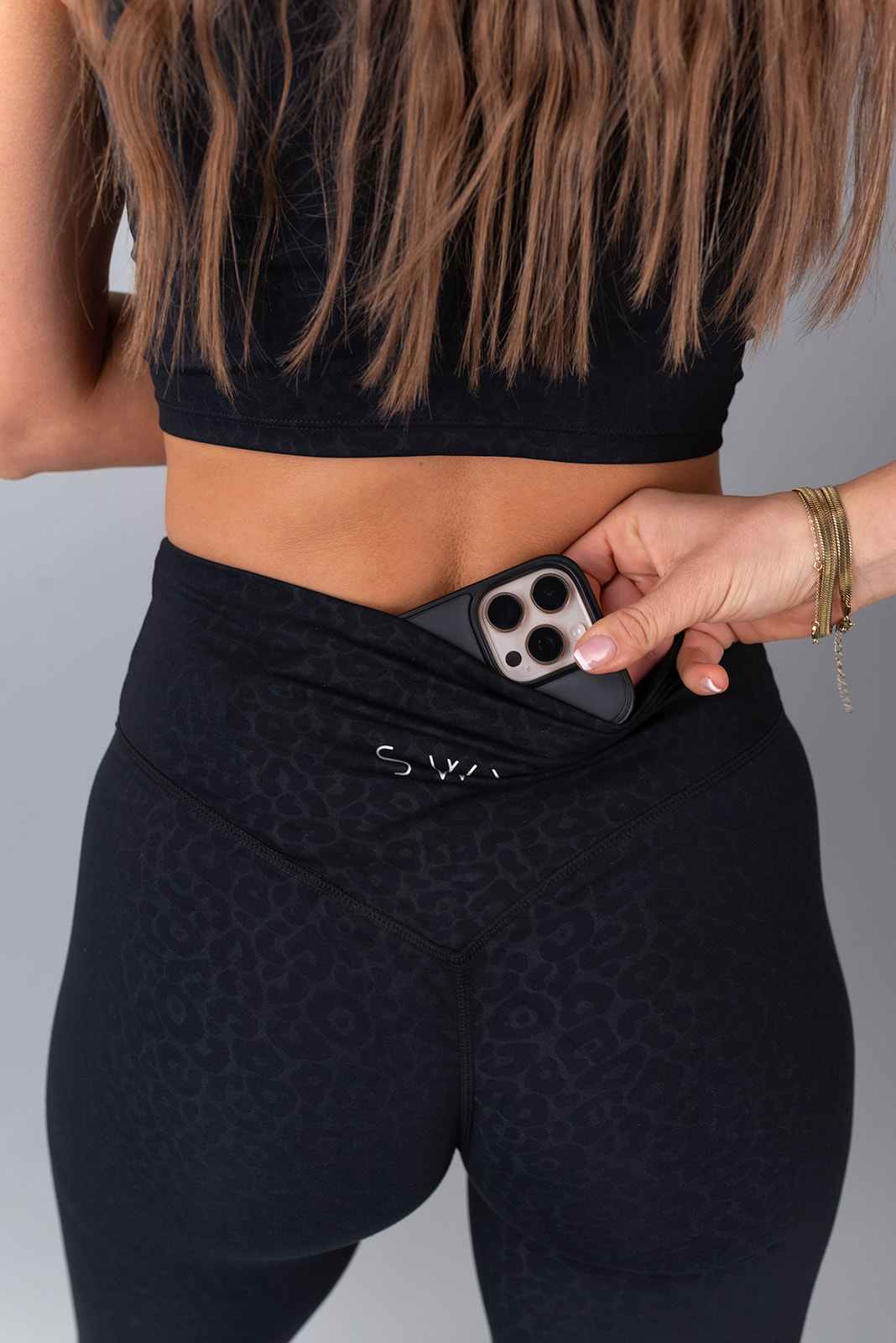 Leopard leggings con scrunch - Image 3