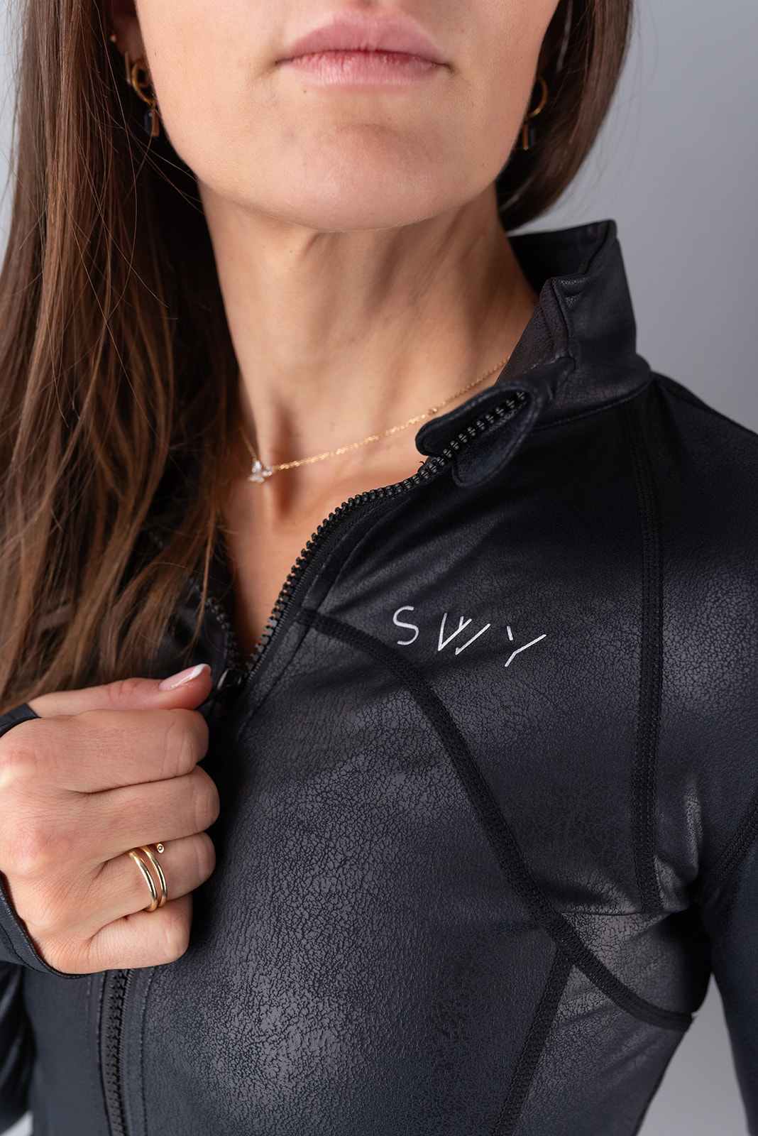 Leather Maglia con Zip  - Image 5