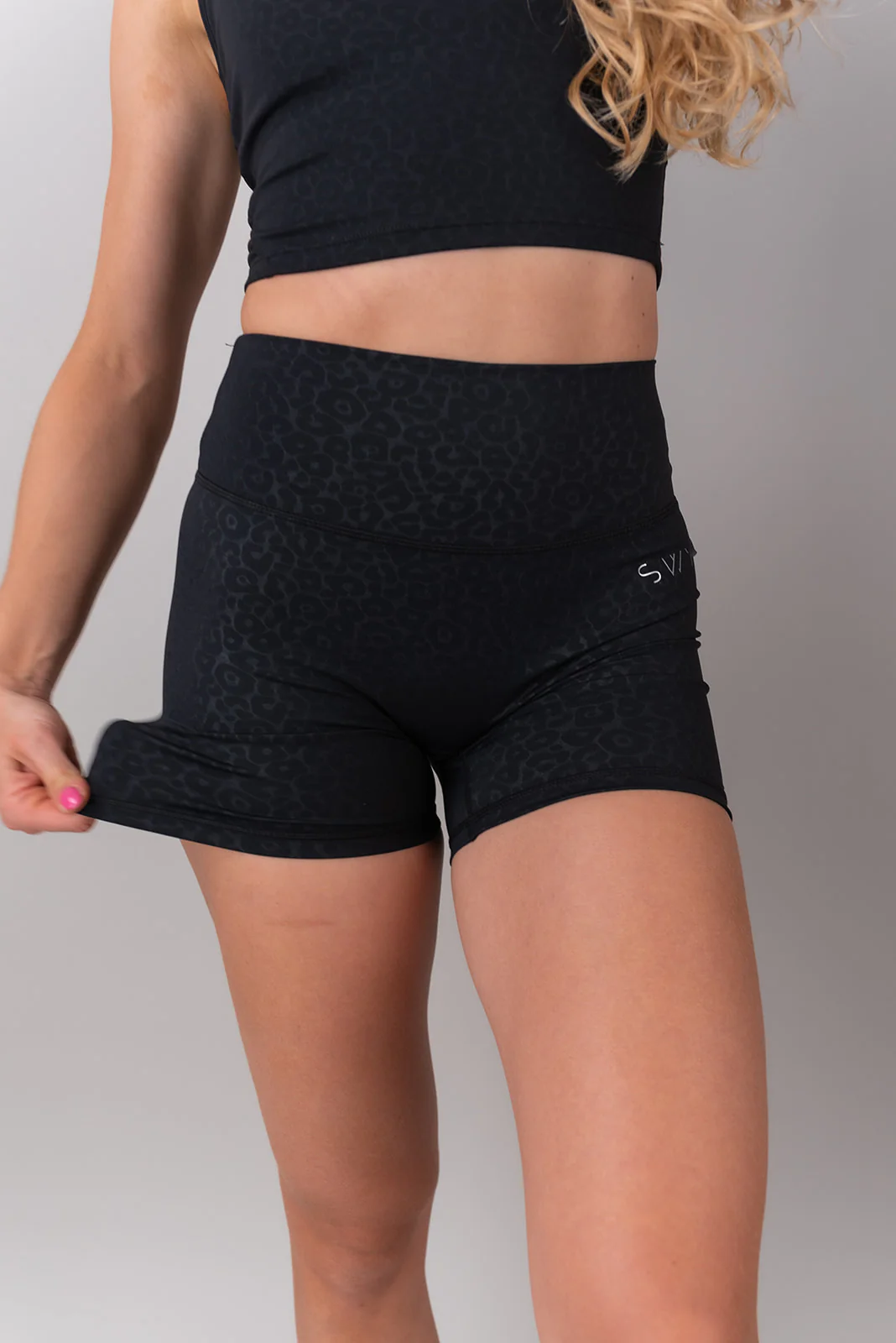 Leopard Pantaloncini con Scrunch - Image 3