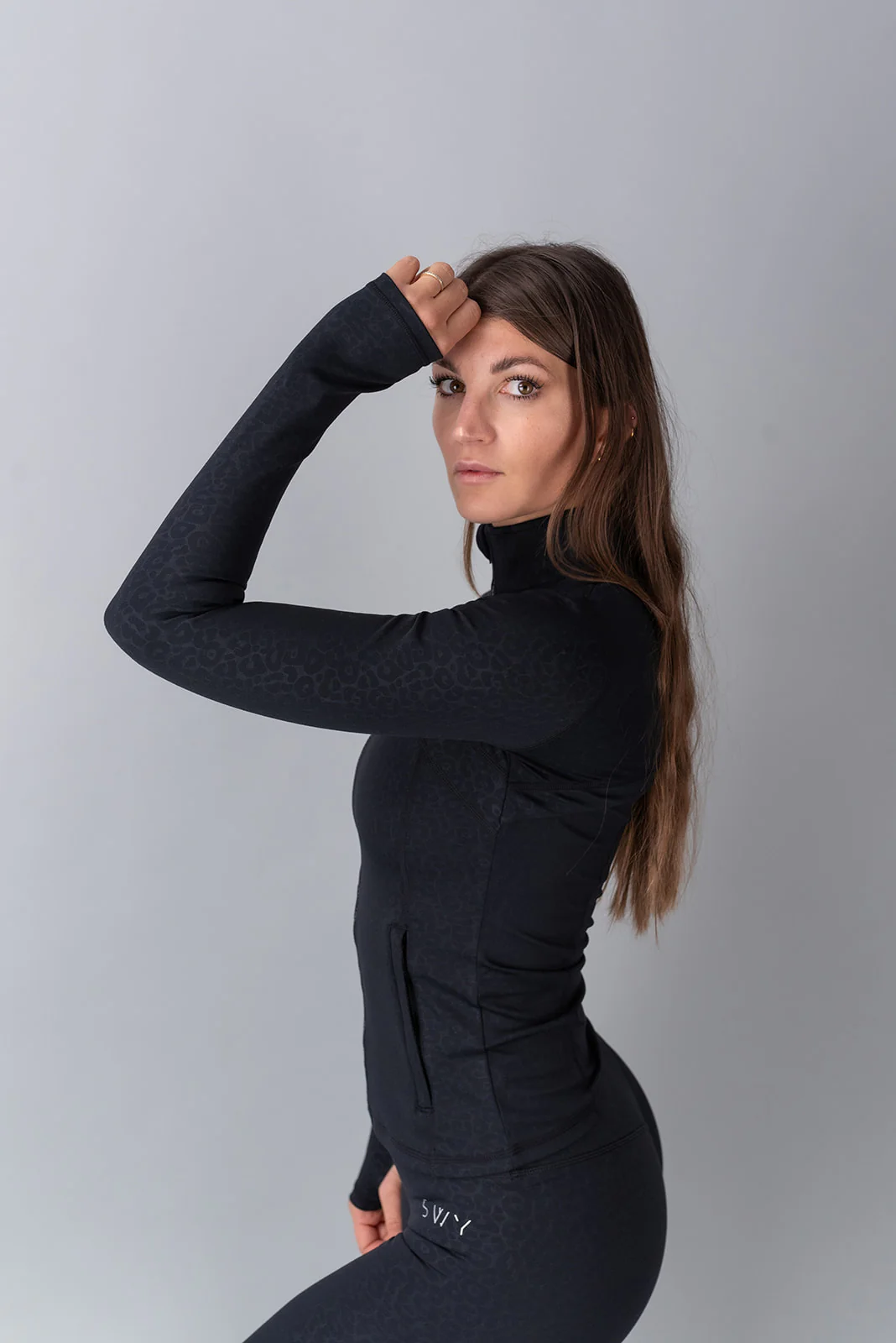 Leopard Maglia con zip - Image 2